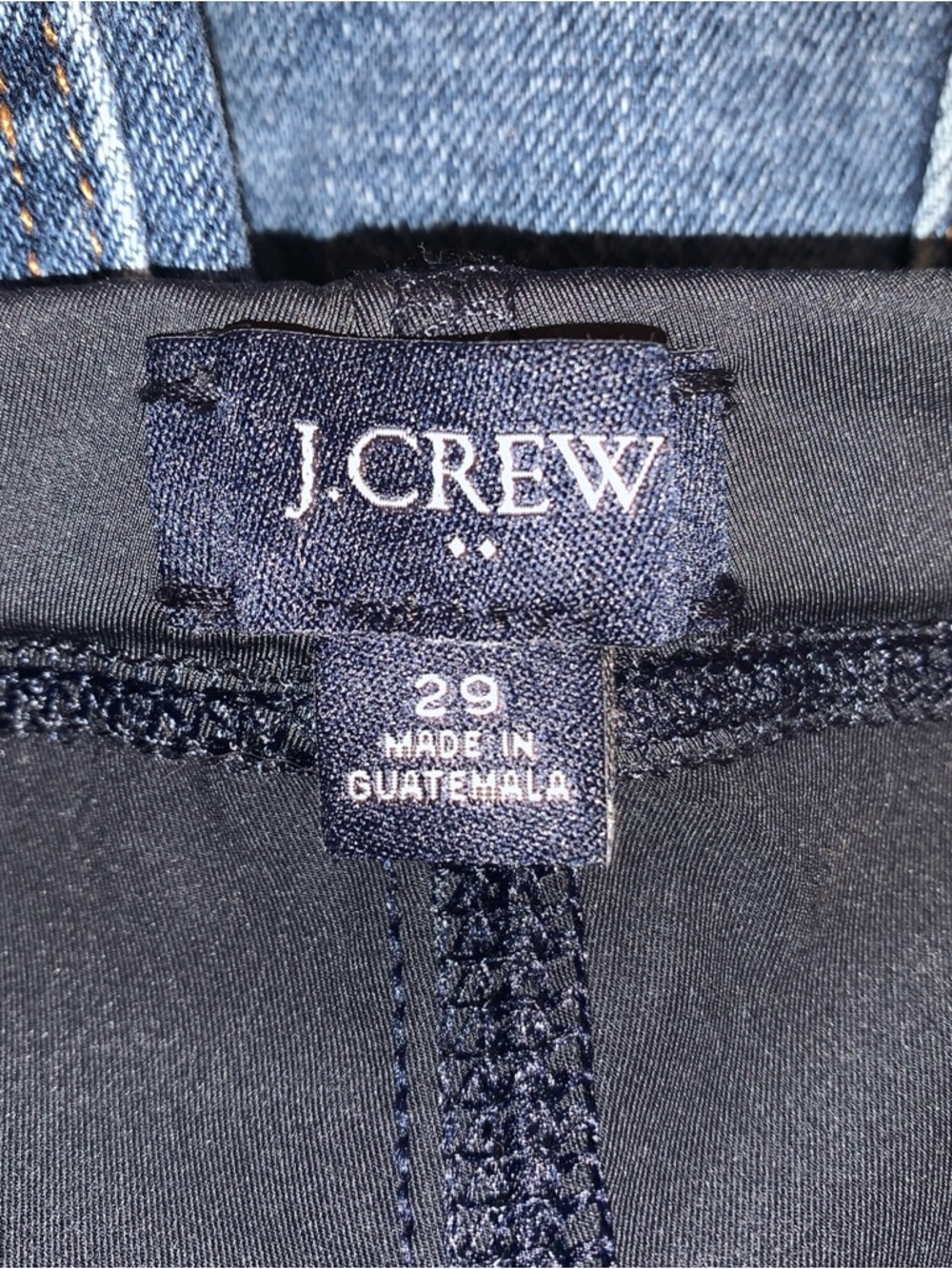 J.Crew Denim Maternity Signature Stretch Indigo Blue Size 29 Skinny Jeans - Picture 5 of 9